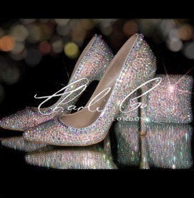 ab crystal shoes