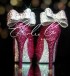 4  5 or 5.5 Pretty In Pink Glass Crystal heels