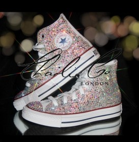 Swarovski  Glass Crystal Converse