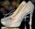 5 AB Glass Platform Heels