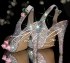 4.5 Dolls House 3D flower Crystal Slingbacks