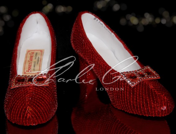 Ruby Sequin Slippers  Display Only