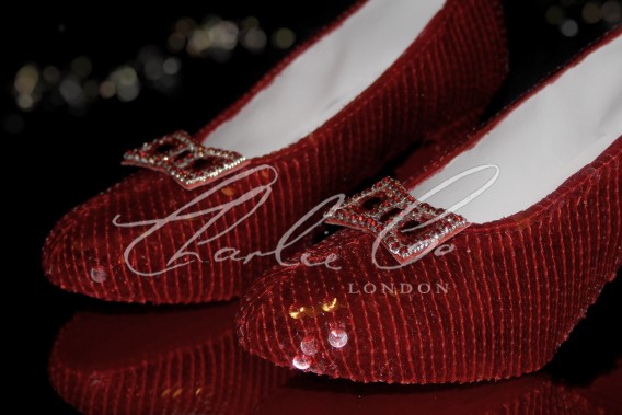 Ruby Sequin Slippers  Display Only