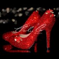 5 Scarlet Rose  Crystal Stilettos