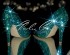 4.5 Swarovski Emerald AB Pointed Toe Stilettos