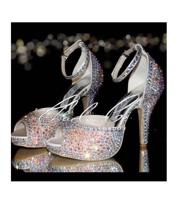 4  Signature Glass  Swarovski Heels