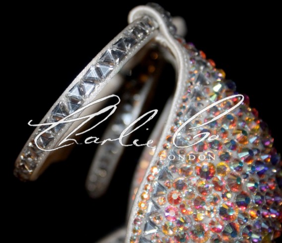 4  Signature Glass  Swarovski Heels