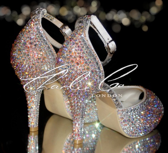 4  Signature Glass  Swarovski Heels