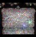 Diamond AB Rock Crystal Clutch Bag