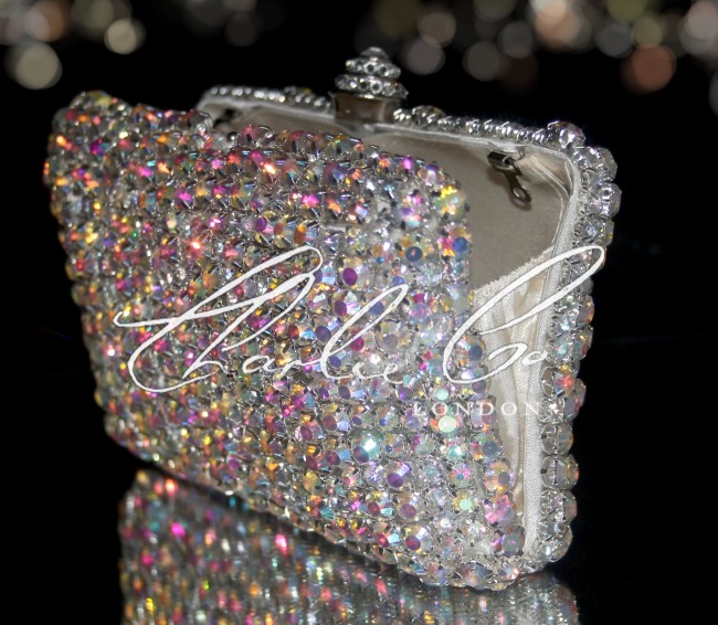 diamond clutch bag