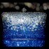Blue Rain Crystal Clutch Bag