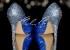 5 or 4 Blue Rain Crystal Heels