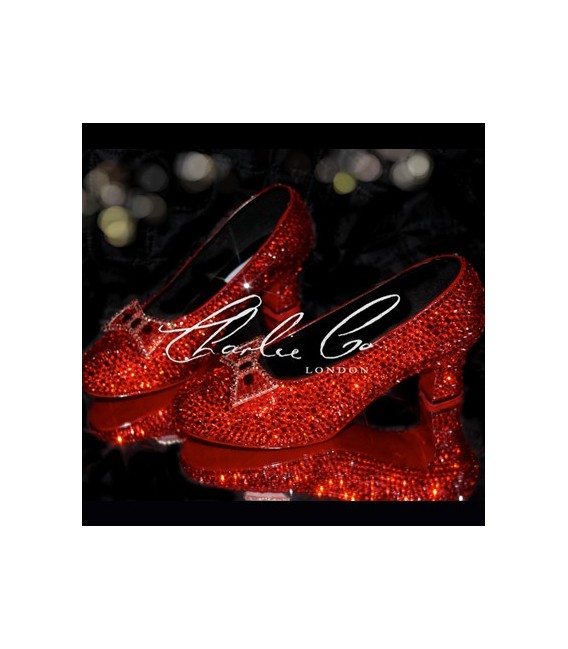 Crystal Costume Replica Ruby Court Slippers