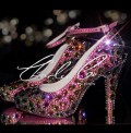 4 or 5 Diamond Toffee Apple Crystal Heels