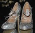 4.5 Mary Jane Crystal Rounded Toe Heels