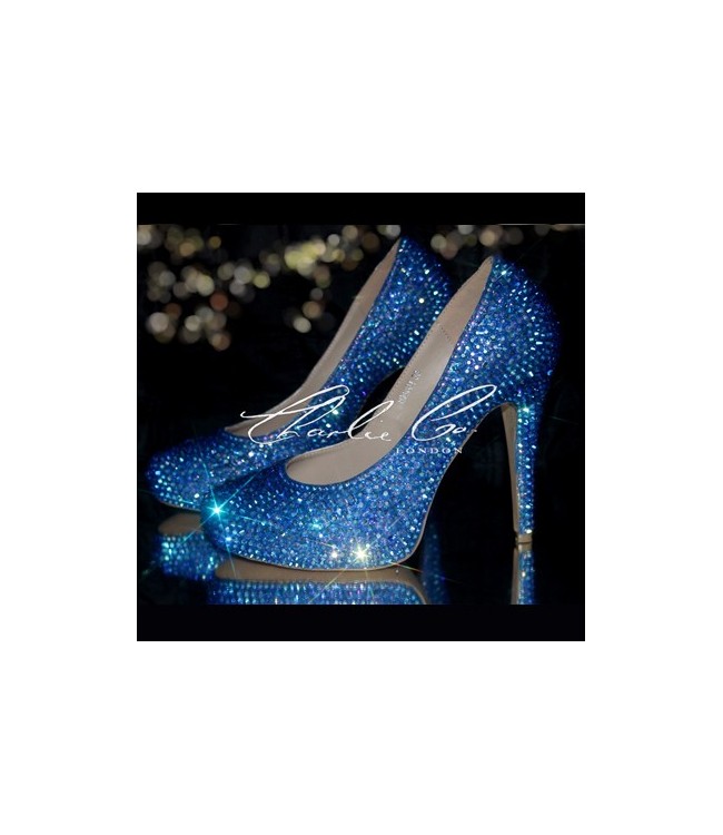 sapphire blue heels