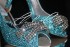 3.5 Tiffany Blue Diamond Bow Crystal Cut Away Heels