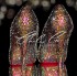 3  4 or 5 Crocodile Vitrail Crystal Court Heels