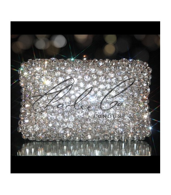 Diamond Rock Crystal Clutch Bag