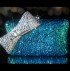 Deep Sea Crystal Bow Clutch Bag