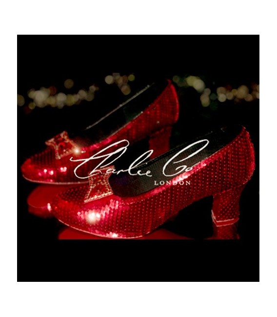 Wearable Costume Sequin Ruby Red Slippers